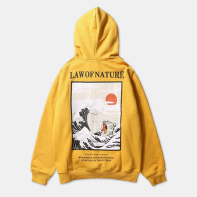 Yellow Hoodie - Law of Nature